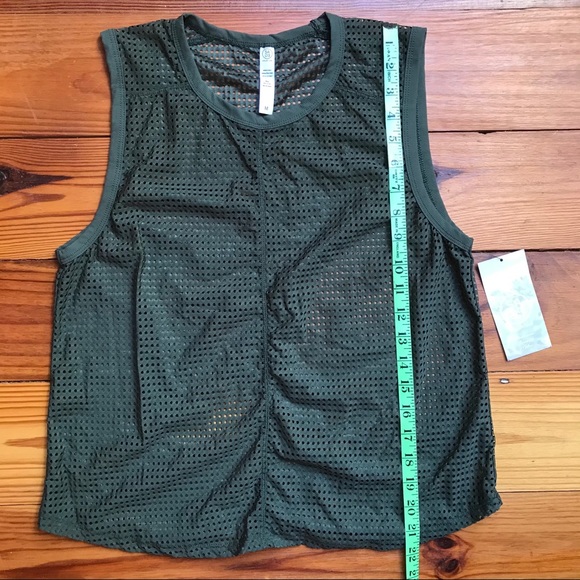 Sage Collective Thyme Mesh Top, NWT, M - Picture 9 of 12
